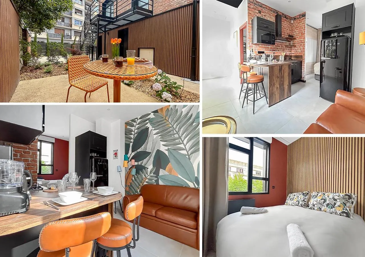 102 Studio Elegant Avec Jardin, Centre-Ville Grenoble 0*,